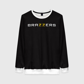 Женский свитшот 3D с принтом Brazzers в Санкт-Петербурге, 100% полиэстер с мягким внутренним слоем | круглый вырез горловины, мягкая резинка на манжетах и поясе, свободная посадка по фигуре | 