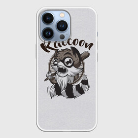 Чехол для iPhone 13 Pro с принтом Злой енот в Санкт-Петербурге,  |  | evil | raccoon | бита | енот