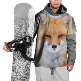 Накидка на куртку 3D с принтом Лиса в Санкт-Петербурге, 100% полиэстер |  | animal | fox | look | predator | red | sly | wild | взгляд | дикая | животное | лиса | рыжая | хитрая | хищник