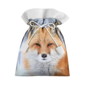 Подарочный 3D мешок с принтом Лиса в Санкт-Петербурге, 100% полиэстер | Размер: 29*39 см | animal | fox | look | predator | red | sly | wild | взгляд | дикая | животное | лиса | рыжая | хитрая | хищник