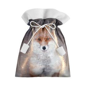 Подарочный 3D мешок с принтом Лиса в Санкт-Петербурге, 100% полиэстер | Размер: 29*39 см | animal | baby | fox | predator | red | sly | snow | view | wild | winter | взгляд | дикая | животное | зима | лиса | малыш | рыжая | снег | хитрая | хищник
