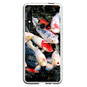 Чехол для Honor P Smart Z с принтом Koi Fish (карпы кои) в Санкт-Петербурге, Силикон | Область печати: задняя сторона чехла, без боковых панелей | Тематика изображения на принте: bright | brocade | carp | color | decorative | depth | exotic | fish | koi | koi fish | sea | water | вода | глубина | декоративные | карпы | кои | море | парчовый | рыбки | цвет | экзотические | яркий