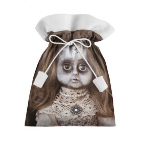 Подарочный 3D мешок с принтом Остров Кукол в Санкт-Петербурге, 100% полиэстер | Размер: 29*39 см | криповый | кукла | мистика | остров | ужас