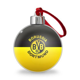 Ёлочный шар с принтом Borussia Dortmund FC в Санкт-Петербурге, Пластик | Диаметр: 77 мм | боруссия | германия | дортмунд | клуб | фк | футбол | футбольный