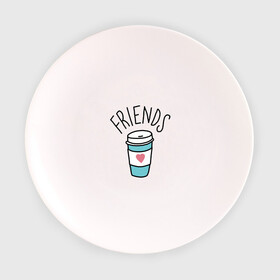 Тарелка с принтом best friends в Санкт-Петербурге, фарфор | диаметр - 210 мм
диаметр для нанесения принта - 120 мм | Тематика изображения на принте: coffee | friends | hamburger | еда | кофе | парные