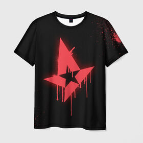 Мужская футболка 3D с принтом cs:go - Astralis (Black collection) в Санкт-Петербурге, 100% полиэфир | прямой крой, круглый вырез горловины, длина до линии бедер | Тематика изображения на принте: 0x000000123 | astralis | cs | csgo | астралис | кс | ксго