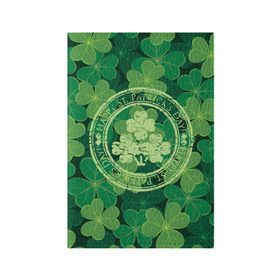Обложка для паспорта матовая кожа с принтом Ireland, Happy St. Patrick`s Day в Санкт-Петербурге, натуральная матовая кожа | размер 19,3 х 13,7 см; прозрачные пластиковые крепления | background | clover | four | green | happy st. patricks day | holiday | ireland | leaf | petal | plant | print | зеленый | ирландия | клевер | лепесток | лист | печать | праздник | растение | счастливого святого патрика | фон | четыре