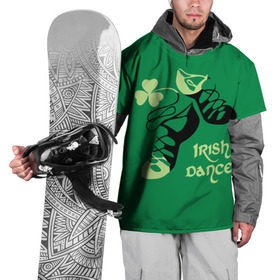 Накидка на куртку 3D с принтом Ireland, Irish dance в Санкт-Петербурге, 100% полиэстер |  | background | black | clover | dance | green | ireland | irish | petal | soft shoes | зеленый | ирландия | ирландский | клевер | лепесток | мягкая | обувь | танец | фон | черная