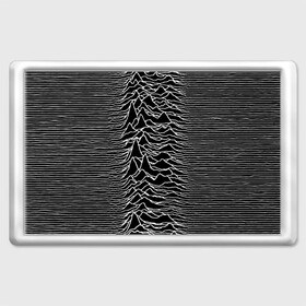 Магнит 45*70 с принтом Joy Division. Unknown Pleasures в Санкт-Петербурге, Пластик | Размер: 78*52 мм; Размер печати: 70*45 | Тематика изображения на принте: joy division | альбом | волны | горы | линии | обложка | панк | рок