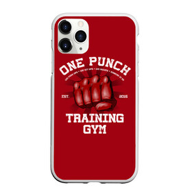 Чехол для iPhone 11 Pro матовый с принтом One Punch Gym в Санкт-Петербурге, Силикон |  | Тематика изображения на принте: boxing | combat | fight | fighter | kickboxing | muay thai | wrestling | боец | бой | бокс | боксер | драка | кикбоксинг | май тай