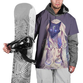 Накидка на куртку 3D с принтом Hipster в Санкт-Петербурге, 100% полиэстер |  | Тематика изображения на принте: kindred | league of legends | lol | киндред | лига легенд | лол