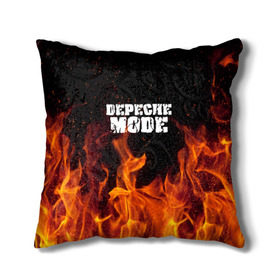 Подушка 3D с принтом Depeche Mode в Санкт-Петербурге, наволочка – 100% полиэстер, наполнитель – холлофайбер (легкий наполнитель, не вызывает аллергию). | состоит из подушки и наволочки. Наволочка на молнии, легко снимается для стирки | дипиш | мод | музыка | рок