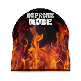 Шапка 3D с принтом Depeche Mode в Санкт-Петербурге, 100% полиэстер | универсальный размер, печать по всей поверхности изделия | дипиш | мод | музыка | рок