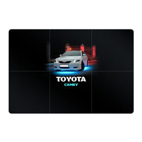Магнитный плакат 3Х2 с принтом Toyota Camry в Санкт-Петербурге, Полимерный материал с магнитным слоем | 6 деталей размером 9*9 см | camry | toyota | авто. автомобиль | камри | машина | тачка | тойота