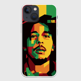 Чехол для iPhone 13 mini с принтом Ямайка, Боб Марли в Санкт-Петербурге,  |  | bob marley | reggae | регги