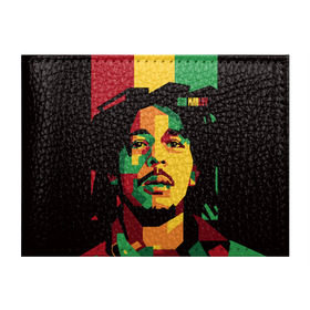 Обложка для студенческого билета с принтом Ямайка, Боб Марли в Санкт-Петербурге, натуральная кожа | Размер: 11*8 см; Печать на всей внешней стороне | Тематика изображения на принте: bob marley | reggae | регги