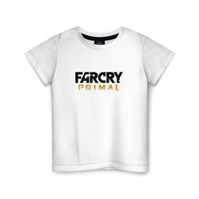 Детская футболка хлопок с принтом Far Cry Primal 1 в Санкт-Петербурге, 100% хлопок | круглый вырез горловины, полуприлегающий силуэт, длина до линии бедер | 