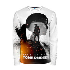 Мужской лонгслив 3D с принтом Rise of the Tomb Raider 1 в Санкт-Петербурге, 100% полиэстер | длинные рукава, круглый вырез горловины, полуприлегающий силуэт | rise of the tomb raider | tomb raider | восхождение расхитительницы гробниц | расхитительница гробниц