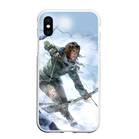 Чехол для iPhone XS Max матовый с принтом Rise of the Tomb Raider 3 в Санкт-Петербурге, Силикон | Область печати: задняя сторона чехла, без боковых панелей | rise of the tomb raider | tomb raider | восхождение расхитительницы гробниц | расхитительница гробниц