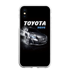 Чехол для iPhone XS Max матовый с принтом Toyota Drive в Санкт-Петербурге, Силикон | Область печати: задняя сторона чехла, без боковых панелей | crown | toyota | авто | автомобиль | краун | машина | тачка | тойота