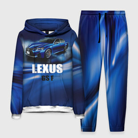 Мужской костюм 3D (с толстовкой) с принтом Lexus GS F в Санкт-Петербурге,  |  | gs f | lexus | авто | автомобиль | лексус | машина | спорткар | тачка