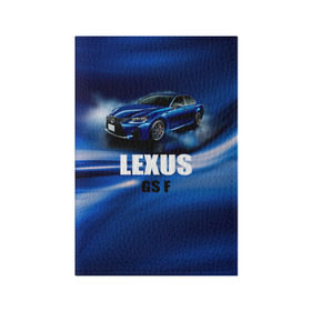 Обложка для паспорта матовая кожа с принтом Lexus GS F в Санкт-Петербурге, натуральная матовая кожа | размер 19,3 х 13,7 см; прозрачные пластиковые крепления | gs f | lexus | авто | автомобиль | лексус | машина | спорткар | тачка