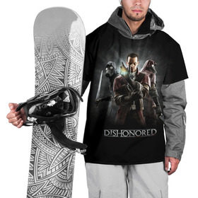 Накидка на куртку 3D с принтом Dishonored в Санкт-Петербурге, 100% полиэстер |  | Тематика изображения на принте: dishonored
