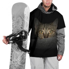 Накидка на куртку 3D с принтом Котик в Санкт-Петербурге, 100% полиэстер |  | животные | кот | котенок | котик | кошка