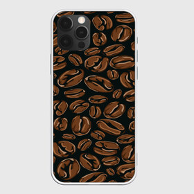 Чехол для iPhone 12 Pro Max с принтом Арабика в Санкт-Петербурге, Силикон |  | beens | coffee | pattern | бобы | зерна | кофе | паттерн