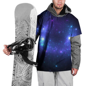Накидка на куртку 3D с принтом космос в Санкт-Петербурге, 100% полиэстер |  | вселенная | галактика | звезды | комета | космос | луна | метеорит | ночь