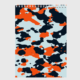 Скетчбук с принтом Asiimov camouflage в Санкт-Петербурге, 100% бумага
 | 48 листов, плотность листов — 100 г/м2, плотность картонной обложки — 250 г/м2. Листы скреплены сверху удобной пружинной спиралью | камуфляж | контр страйк | контра