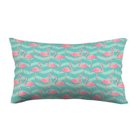 Подушка 3D антистресс с принтом flamingo в Санкт-Петербурге, наволочка — 100% полиэстер, наполнитель — вспененный полистирол | состоит из подушки и наволочки на молнии | flamingo | абстракция | фламинго