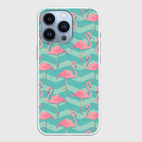 Чехол для iPhone 13 Pro с принтом flamingo в Санкт-Петербурге,  |  | flamingo | абстракция | фламинго