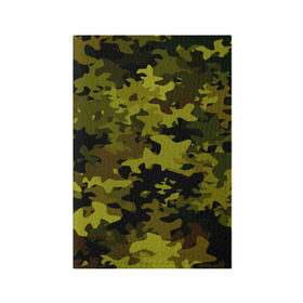 Обложка для паспорта матовая кожа с принтом Camouflage в Санкт-Петербурге, натуральная матовая кожа | размер 19,3 х 13,7 см; прозрачные пластиковые крепления | камуфляж | хаки