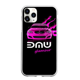 Чехол для iPhone 11 Pro матовый с принтом BMW glamour в Санкт-Петербурге, Силикон |  | bmw | m5 | pink | авто | автомобиль | бмв | гламур | машина | розовый | стиль | тачка | элита