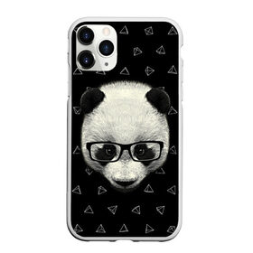 Чехол для iPhone 11 Pro Max матовый с принтом Умная панда в Санкт-Петербурге, Силикон |  | animal | bear | beast | hipster | panda | smart | животное | зверь | медведь | очки | панда | свэг | умный | хипстер