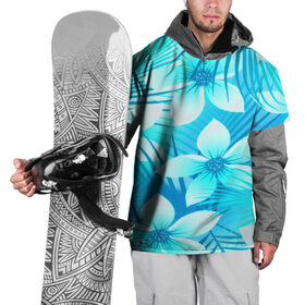 Накидка на куртку 3D с принтом Tropical Flower в Санкт-Петербурге, 100% полиэстер |  | Тематика изображения на принте: flower | паттерн | цветы | яркий