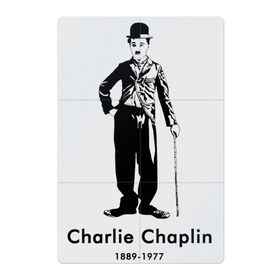 Магнитный плакат 2Х3 с принтом Чарли Чаплин в Санкт-Петербурге, Полимерный материал с магнитным слоем | 6 деталей размером 9*9 см | 