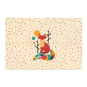 Магнитный плакат 3Х2 с принтом Осенняя лисичка в Санкт-Петербурге, Полимерный материал с магнитным слоем | 6 деталей размером 9*9 см | animal | beast | cat | fox | kitty | nature | orange | животное | зверь | кот | котик | кошка | лиса | лисичка | оранжевая | осень | природа