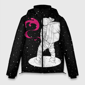 Мужская зимняя куртка 3D с принтом Космическая струя в Санкт-Петербурге, верх — 100% полиэстер; подкладка — 100% полиэстер; утеплитель — 100% полиэстер | длина ниже бедра, свободный силуэт Оверсайз. Есть воротник-стойка, отстегивающийся капюшон и ветрозащитная планка. 

Боковые карманы с листочкой на кнопках и внутренний карман на молнии. | astronaut | cosmonaut | cosmos | galaxy | planet | space | star | universe | астронавт | вселенная | галактика | гравитация | звезды | космонавт | космос | планета | прикол