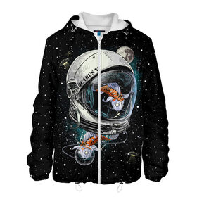 Мужская куртка 3D с принтом Подводный космос в Санкт-Петербурге, ткань верха — 100% полиэстер, подклад — флис | прямой крой, подол и капюшон оформлены резинкой с фиксаторами, два кармана без застежек по бокам, один большой потайной карман на груди. Карман на груди застегивается на липучку | astronaut | cosmonaut | cosmos | galaxy | meteor | moon | planet | space | star | universe | астронавт | бесконечность | вселенная | галактика | звезды | космонавт | космос | луна