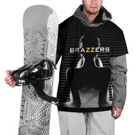 Накидка на куртку 3D с принтом Brazzers в Санкт-Петербурге, 100% полиэстер |  | Тематика изображения на принте: brazzers