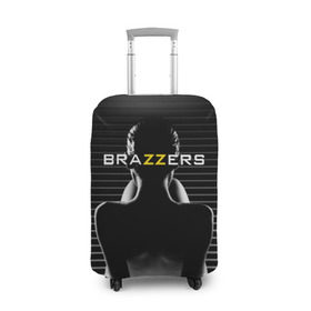 Чехол для чемодана 3D с принтом Brazzers в Санкт-Петербурге, 86% полиэфир, 14% спандекс | двустороннее нанесение принта, прорези для ручек и колес | brazzers