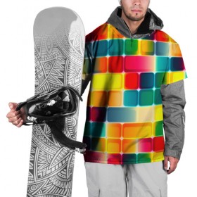 Накидка на куртку 3D с принтом Multicolour в Санкт-Петербурге, 100% полиэстер |  | 