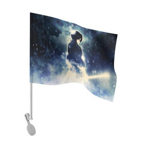 Флаг для автомобиля с принтом Kuchiki Rukia в Санкт-Петербурге, 100% полиэстер | Размер: 30*21 см | bleach | kuchiki | rukia | блич | кучики | рукия