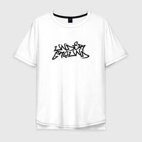 Мужская футболка хлопок Oversize с принтом UNDERGROUND в Санкт-Петербурге, 100% хлопок | свободный крой, круглый ворот, “спинка” длиннее передней части | Тематика изображения на принте: graffity | hip hop | rap | underground | андеграунд | граффити | рэп | хип хоп
