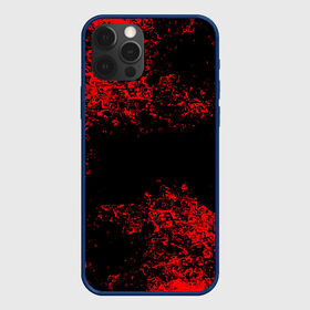 Чехол для iPhone 12 Pro с принтом Капли красок в Санкт-Петербурге, силикон | область печати: задняя сторона чехла, без боковых панелей | брызки | красный | черный