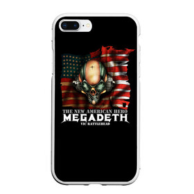 Чехол для iPhone 7Plus/8 Plus матовый с принтом Megadeth #3 в Санкт-Петербурге, Силикон | Область печати: задняя сторона чехла, без боковых панелей | dave | megadeth | metal | mustaine | rattlehead | rock | thrash | vic | дейв | мастейн | мегадез | мегадет | мегедес | метал | рок | треш