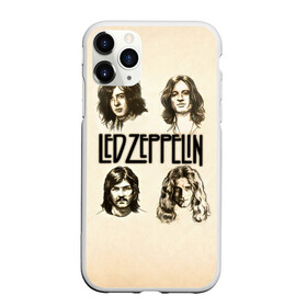 Чехол для iPhone 11 Pro матовый с принтом Led Zeppelin 1 в Санкт-Петербурге, Силикон |  | led zeppelin | лед зеппелин | роберт плант
