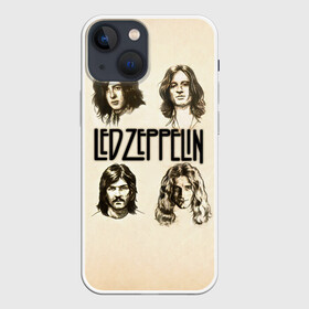 Чехол для iPhone 13 mini с принтом Led Zeppelin 1 в Санкт-Петербурге,  |  | led zeppelin | лед зеппелин | роберт плант